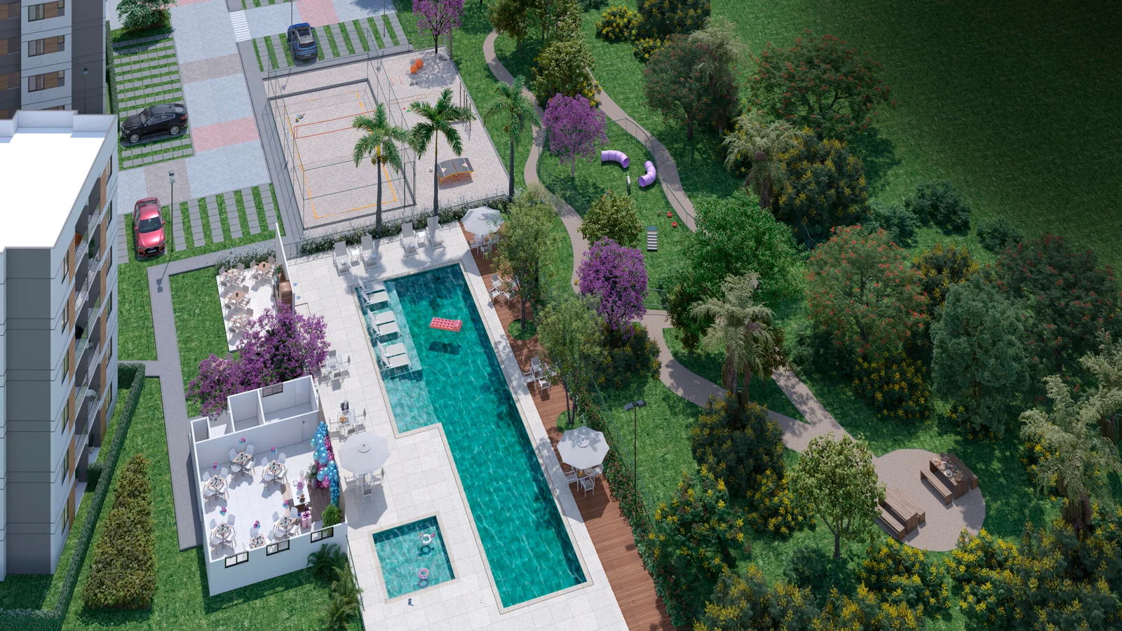 Vista Lazer do alto-Dia