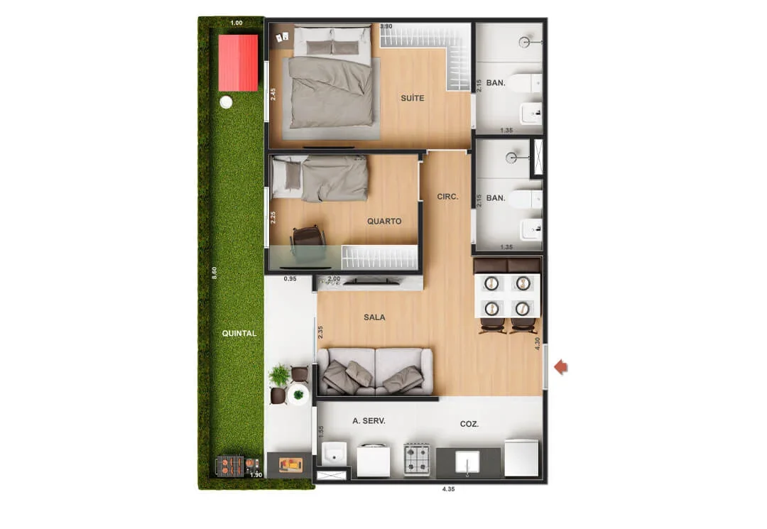 PLANTAS-CAMORIM__BL-01-APTO-101